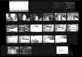 Set of negatives by Clinton Wright including Jerry Lockhart and Autherena Walton's wedding and L.H. and Dottie, 1967