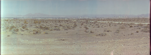 View of the Las Vegas Strip, looking east from Rainbow Avenue, Las Vegas, Nevada: panoramic photograph