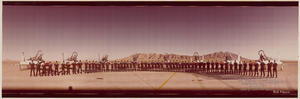 United States Airforce Thunderbirds at Nellis Air Force Base, Las Vegas, Nevada: panoramic photograph