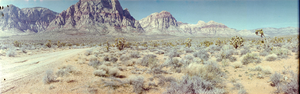 Red Rock Canyon National Conservation Area, Las Vegas, Nevada: panoramic photograph