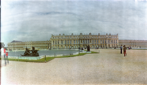 Versailles Palace grounds, Versailles, France: panoramic photograph