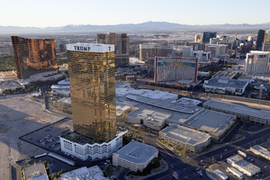 Trump Tower on the Las Vegas Strip, Las Vegas, Nevada: digital photograph