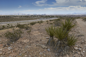Las Vegas Strip from Summerlin South, Las Vegas, Nevada: digital photograph