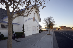 Greater New Jerusalem Baptist Church at 1100 D Street, Las Vegas, Nevada: digital photograph
