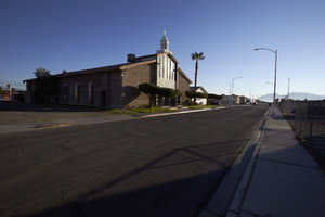 Victory Missionary Baptist Church in the Historic Westside neighborhood, Las Vegas, Nevada: digital photograph