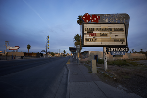 Vintage signs along E. Fremont Street, Las Vegas, Nevada: digital photograph