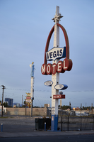 Vintage signs along E. Fremont Street, Las Vegas, Nevada: digital photograph