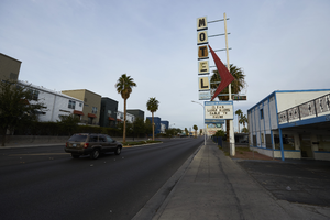 Business along E. Fremont Street, Las Vegas, Nevada: digital photograph