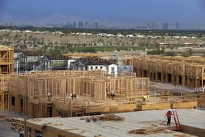 Cornerstone multifamily development under construction, Henderson, Nevada: digital photograph