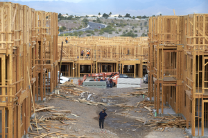 Cornerstone multifamily development under construction, Henderson, Nevada: digital photograph