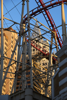 New York New York roller coaster, Las Vegas, Nevada: digital photograph