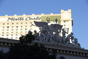 Monte Carlo artwork, Las Vegas, Nevada: digital photograph