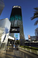 Modern sign at Aria, Las Vegas, Nevada: digital photograph