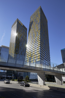 Veer Towers at CityCenter on the Las Vegas Strip, Las Vegas, Nevada: digital photograph