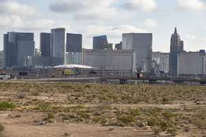 Las Vegas Stadium site pre-construction, Las Vegas, Nevada: digital photograph