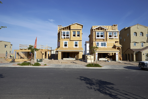 Home constructin on Cadence View Way, Henderson, Nevada: digital photograph