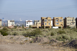 Home construction on Cadence View Way, Henderson, Nevada: digital photograph