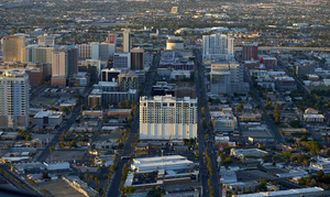 Downtown, Las Vegas, Nevada: digital photograph