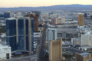 Las Vegas Strip, Las Vegas, Nevada: digital photograph