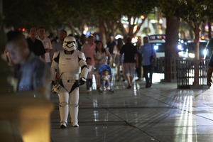 Storm trooper street performer, Las Vegas, Nevada: digital photograph