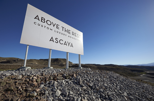Ascaya develpment billboard, Henderson, Nevada: digital photograph