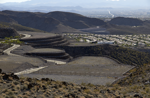 Ascaya development without homes, Henderson, Nevada: digital photograph