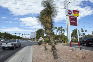 Speedee Mart on West Sahara Avenue and South Durango Drive, Las Vegas, Nevada: digital photograph