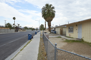 Home on San Bernardino Avenue south of West Sahara Avenue, Las Vegas, Nevada: digital photograph