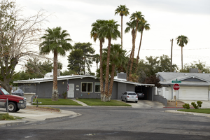 Single family development on East Sahara Avenue near Nellis Boulevard, Clark County, Nevada: digital photograph