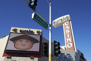 Eureka Casino at 6th Street and East Sahara Avenue, Las Vegas, Nevada: digital photograph