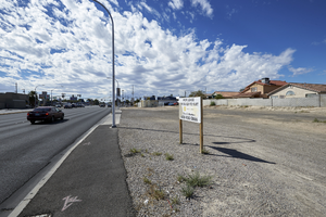 Vacant land on South Eastern Avenue north of East Sahara Avenue looking south, Las Vegas, Nevada: digital photograph
