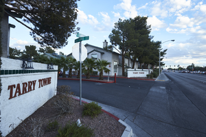 Tarry Towne Apartments on South Eastern Avenue south of East Sahara Avenue, Las Vegas, Nevada: digital photograph