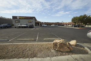 Commercial development on West Sahara Avenue west of Arville Street looking south, Las Vegas, Nevada: digital photograph
