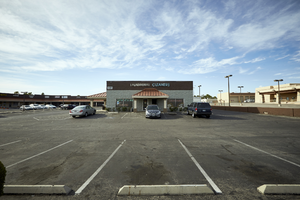 Commercial development on West Sahara Avenue west of Arville Street looking south, Las Vegas, Nevada: digital photograph