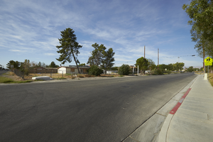 Eldora Avenue at South Edmond Street, looking southwest, Las Vegas, Nevada: digital photograph