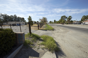 Lindell Road with ranch housing, looking southwest, Las Vegas, Nevada: digital photograph