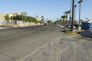Westwind Road south of West Sahara Road, looking north, Las Vegas, Nevada: digital photograph