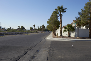 Duneville and Laredo Streets West Sahara Road, looking south, Las Vegas, Nevada: digital photograph