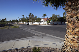 Duneville and Laredo Streets West Sahara Road, looking southwest, Las Vegas, Nevada: digital photograph