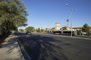 East Sahara Avenue west of Sloan Lane, looking west, Las Vegas, Nevada: digital photograph