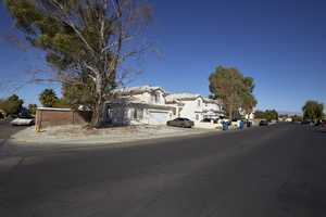 Single family housing along Orchard Valley Drive, looking northwest, Las Vegas, Nevada: digital photograph