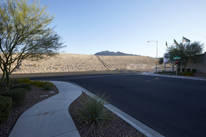 Last subdivision on East Sahara Avenue east of Hollywood Boulevard, looking northeast, Las Vegas, Nevada: digital photograph