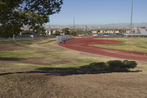 Las Vegas High School track and football field, Las Vegas, Nevada: digital photograph