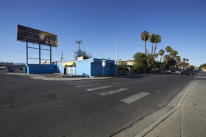 North Bridge Street and Tam Drive, looking northwest, Las Vegas, Nevada: digital photograph