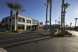 A commercial property on West Sahara Avenue east of Grand Canyon Drive, looking northeast, Las Vegas, Nevada: digital photograph