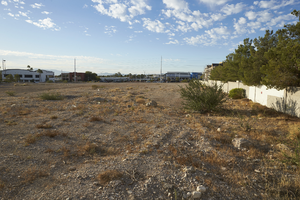 Vacant land on West Sahara Avenue east of Buffalo Drive, looking south, Las Vegas, Nevada: digital photograph