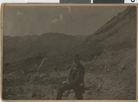 A.D. Myers outside Goldfield, Nevada: photograph