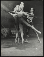 Vassili Sulich with two dance partners, image 001: photographic print