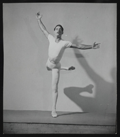 Five images of Vassili Sulich rehearsing in various poses: photographic print