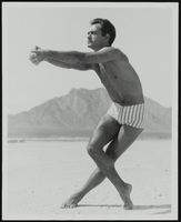 Vassili Sulich demonstrating a ballet pose, image 010: photographic print